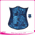 DHL Fast Delivery Navy Blue Sequin Waist Shaper Corset